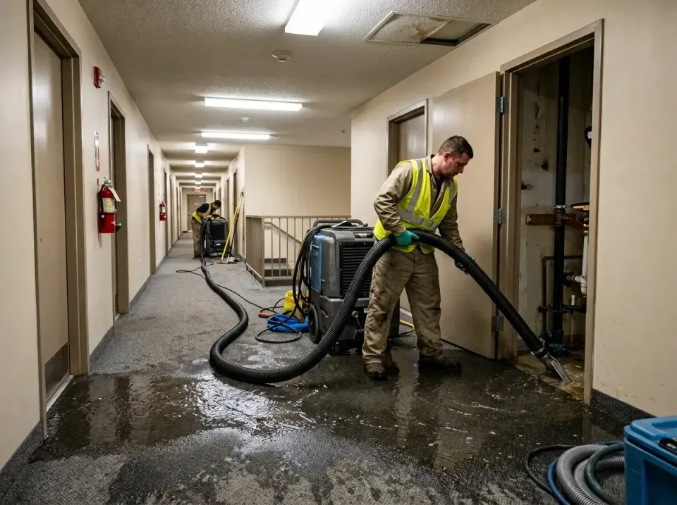 multi-unit-apartment-hallway-f-005 — frequently asked questions, Emergency Burst Pipe Water Extraction & Removal in Penningt…